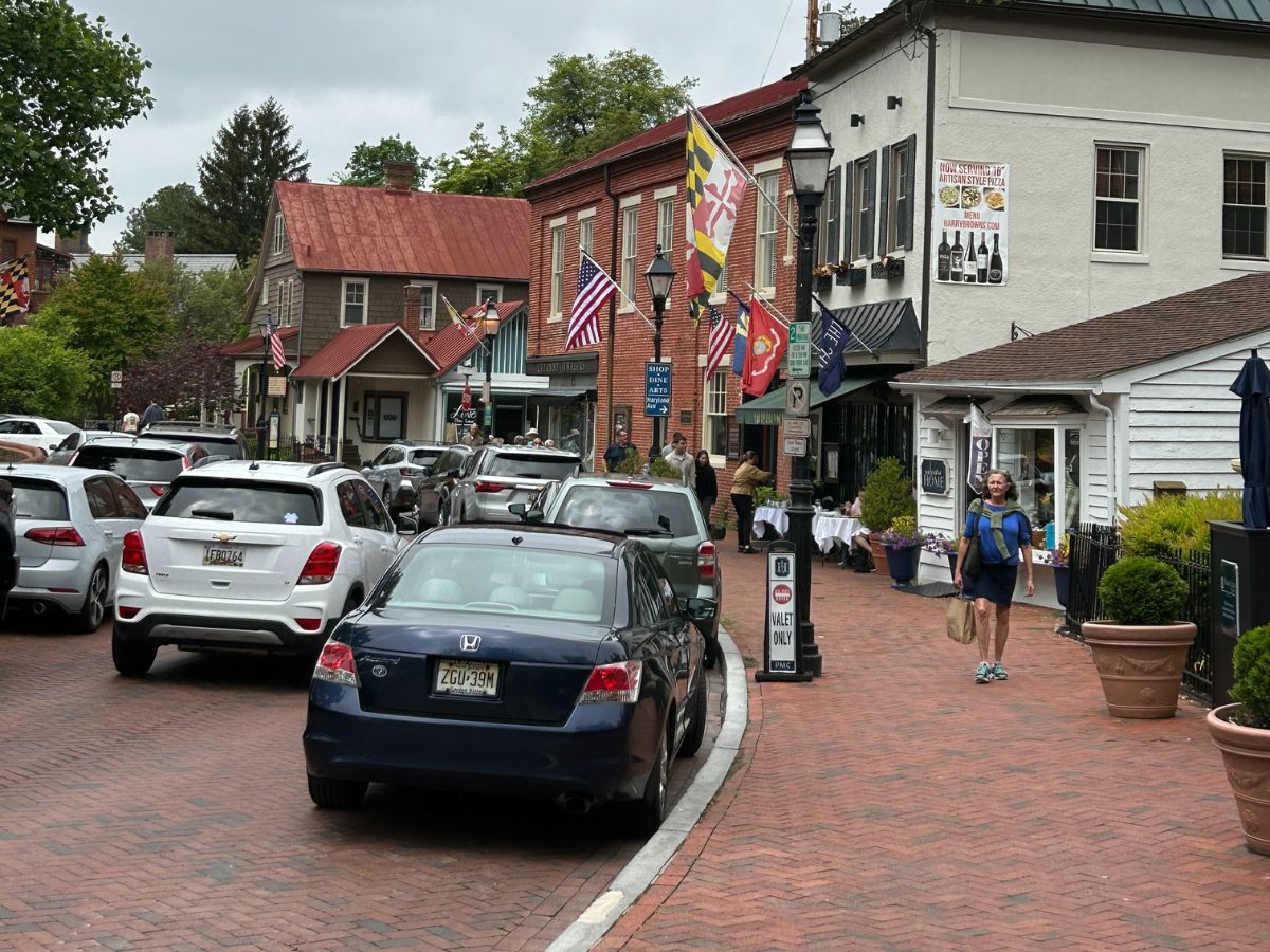 Annapolis cobblestone streeet