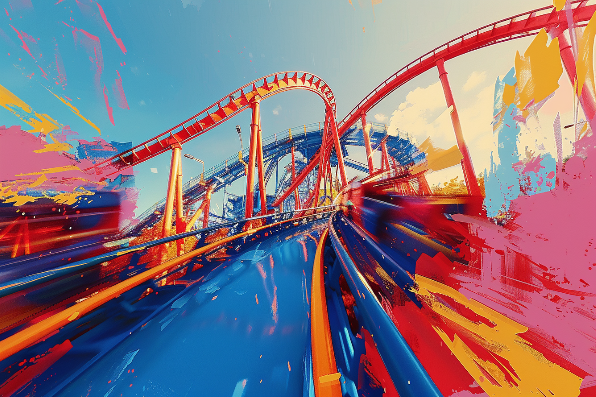 roller coaster graphic