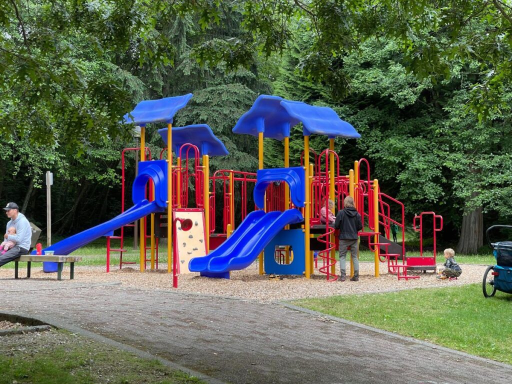 McCartney Creak Park, North Vancouver - playground