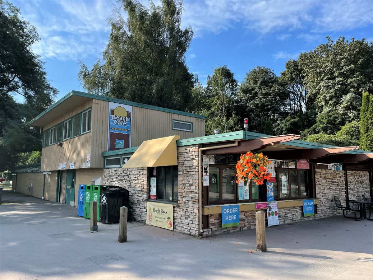 spanish banks beach cafe in vancouver