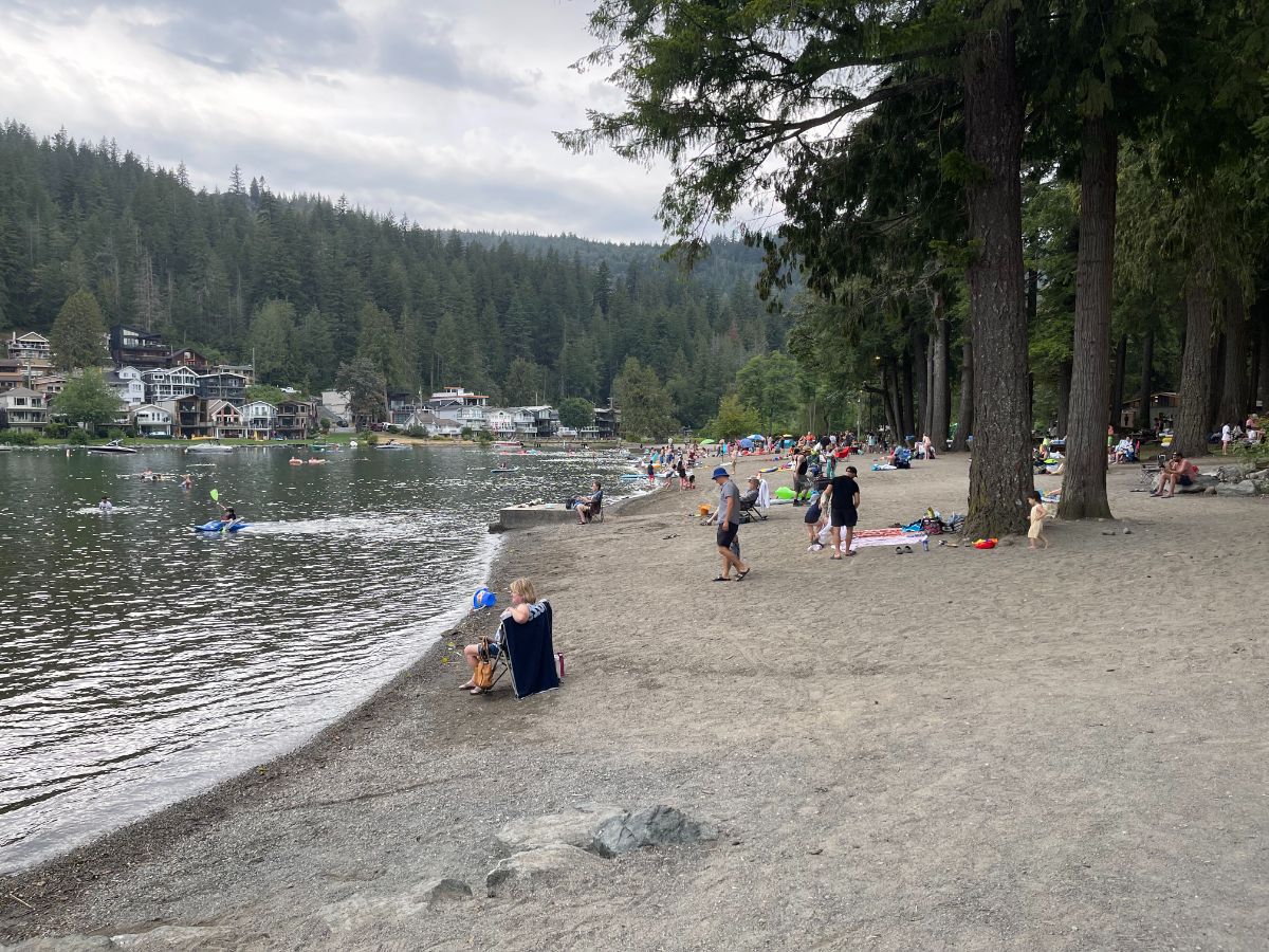 Cultus Lake, BC Beach