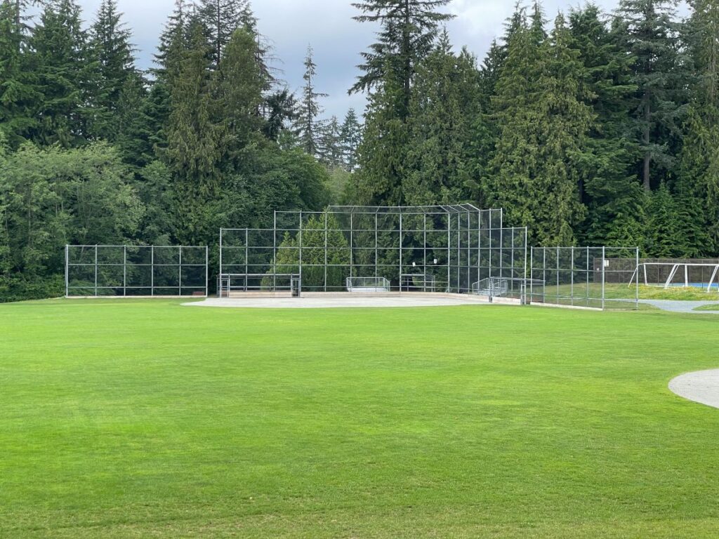 McCartney Creak Park, North Vancouver - baseball fields