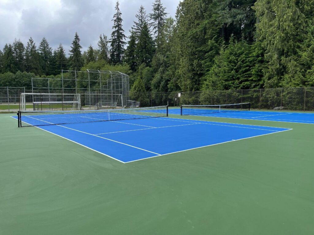 McCartney Creak Park, North Vancouver - tennis courts