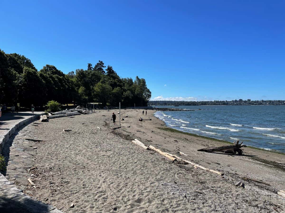 second beach looking south in vancouver