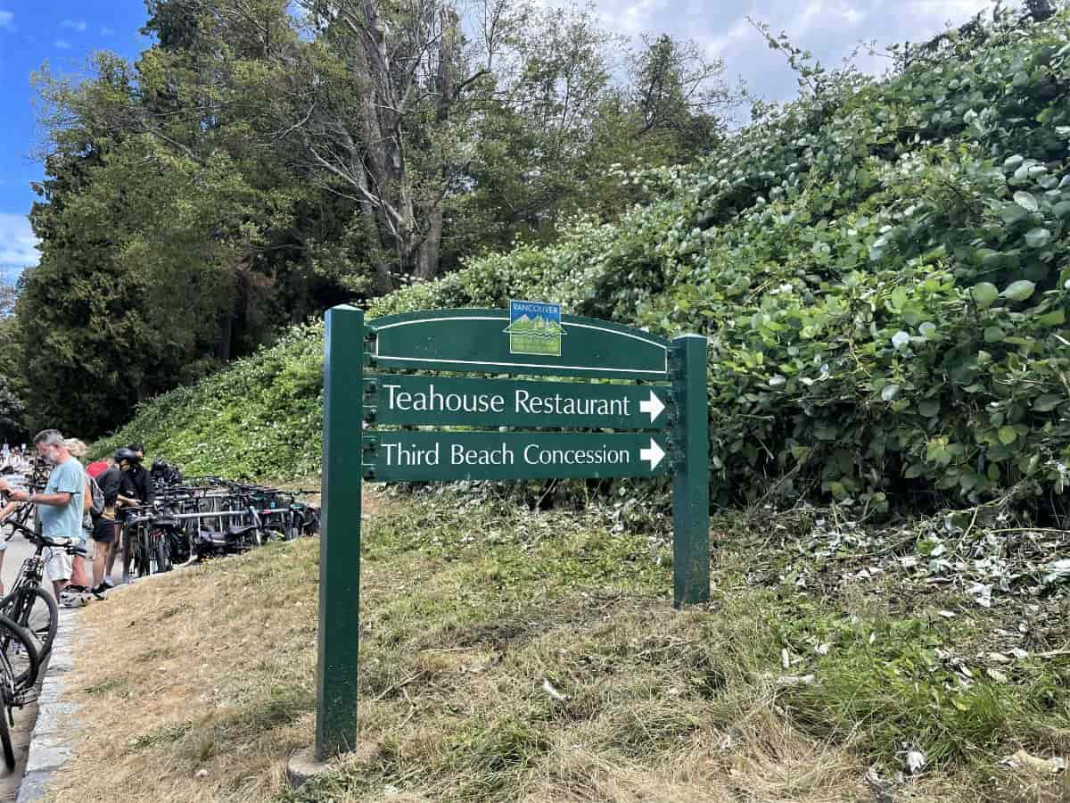 third beach sign vancouver 