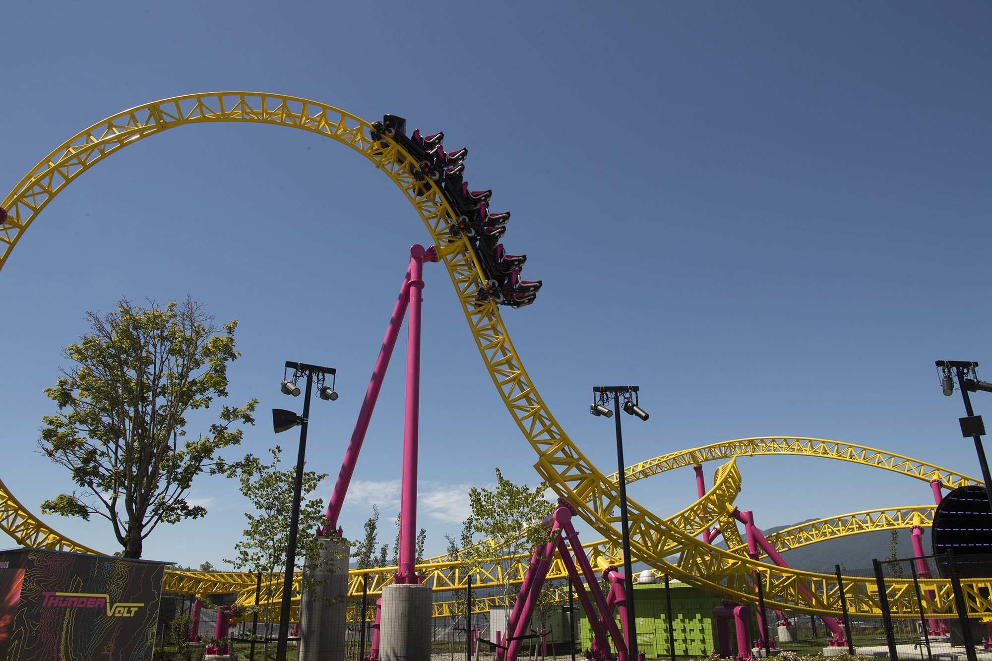 ThunderVolt roller coaster at Playland