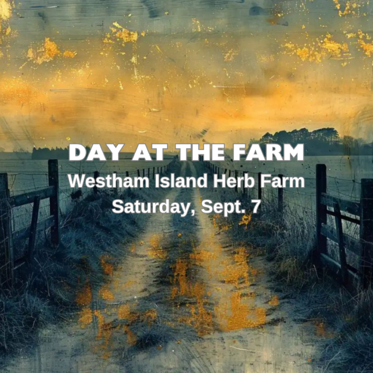 Westham Island Herb Farm Opens Its Gates for a Day at the Farm (Sept. 7)