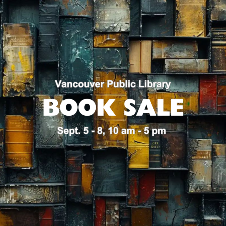 Friends of the Vancouver Public Library Hosting Fall Book Sale (Sept. 5 – 8)