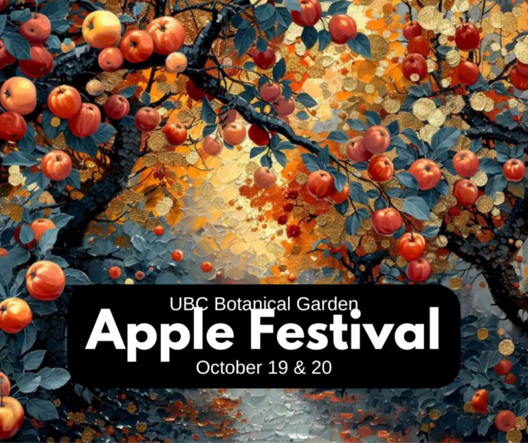 UBC Botanical Garden Celebrates Apple Harvest Season (Oct. 19 – 20)