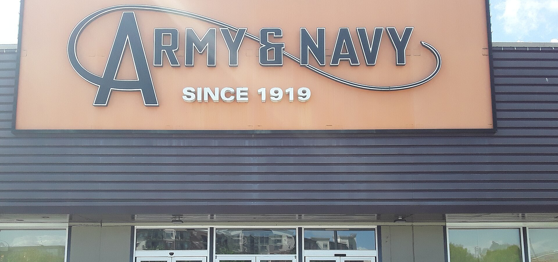 Army & Navy store sign, Since 1919