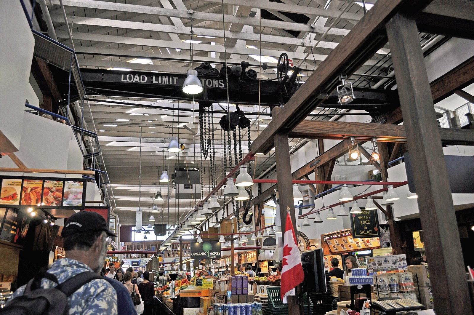 Inside the Granville Island Public Market