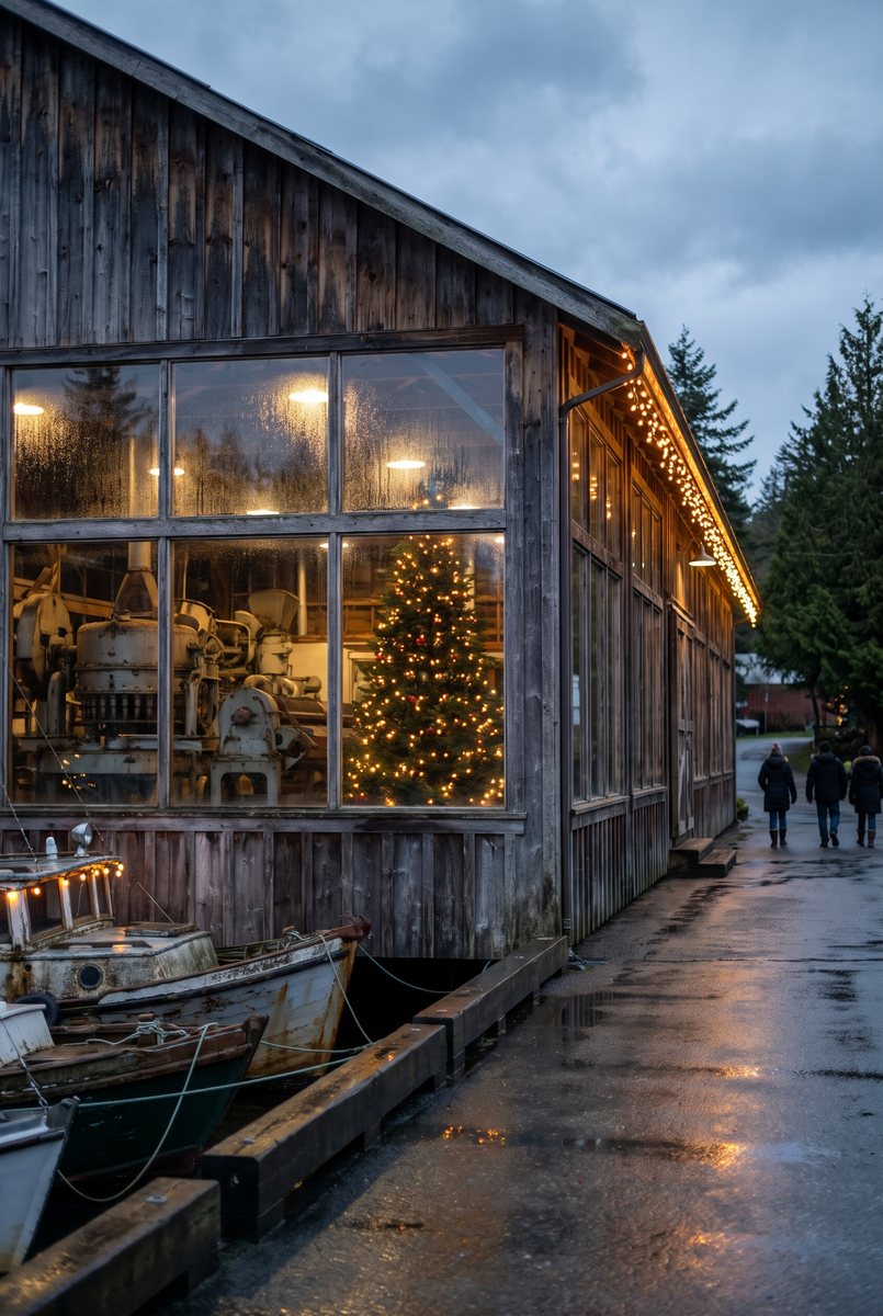 Santa at the Cannery