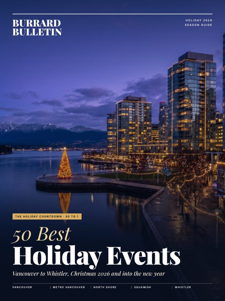 50 Best Holiday Events, Vancouver to Whistler, 2026 guide cover