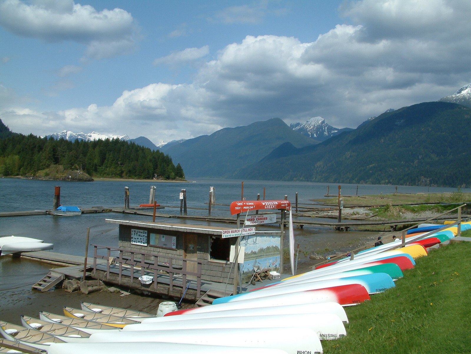 Pitt-Addington Marsh dykes at Grant Narrows (Pitt Meadows)