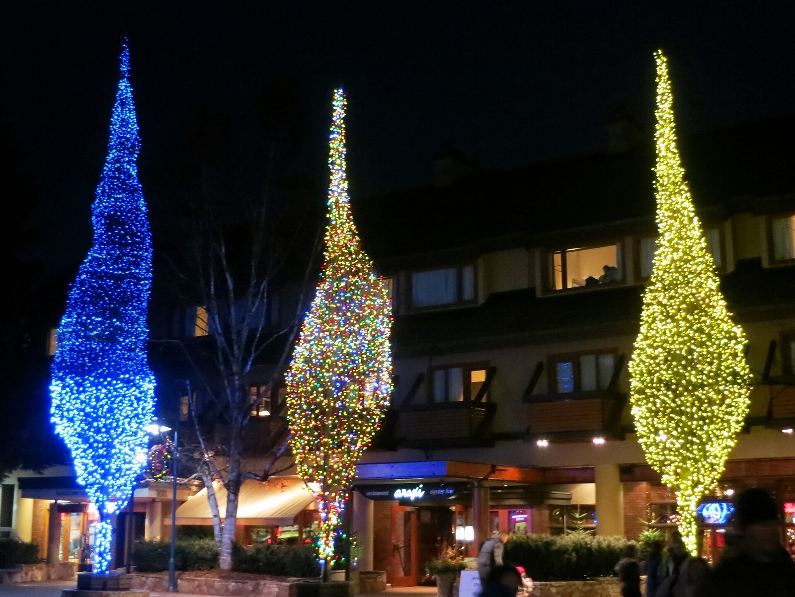 Whistler Village lights, Winterlight and Wintersphere (Whistler)