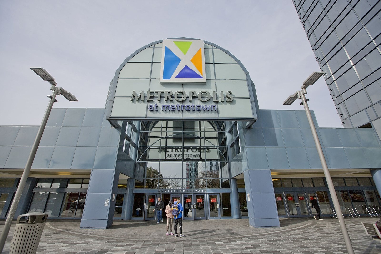 Metropolis at Metrotown today, the Central Boulevard entrance