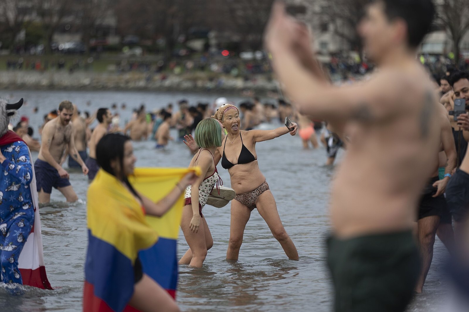 The New Year's Day Polar Bear Swim (English Bay)