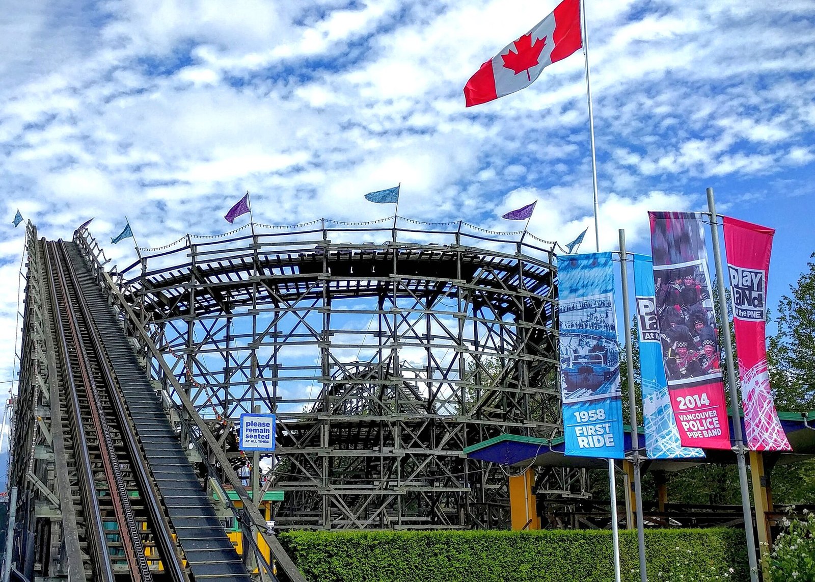 Playland's Wooden Roller Coaster (Hastings Park)