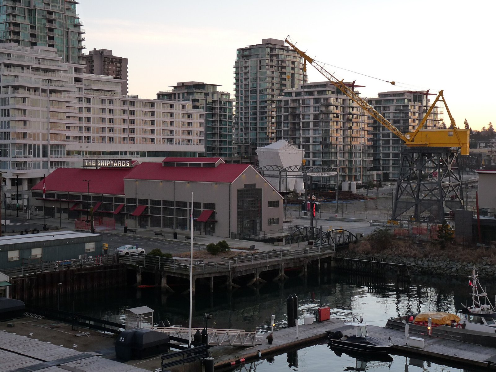 Burrard Dry Dock, Now the Shipyards (Lower Lonsdale)