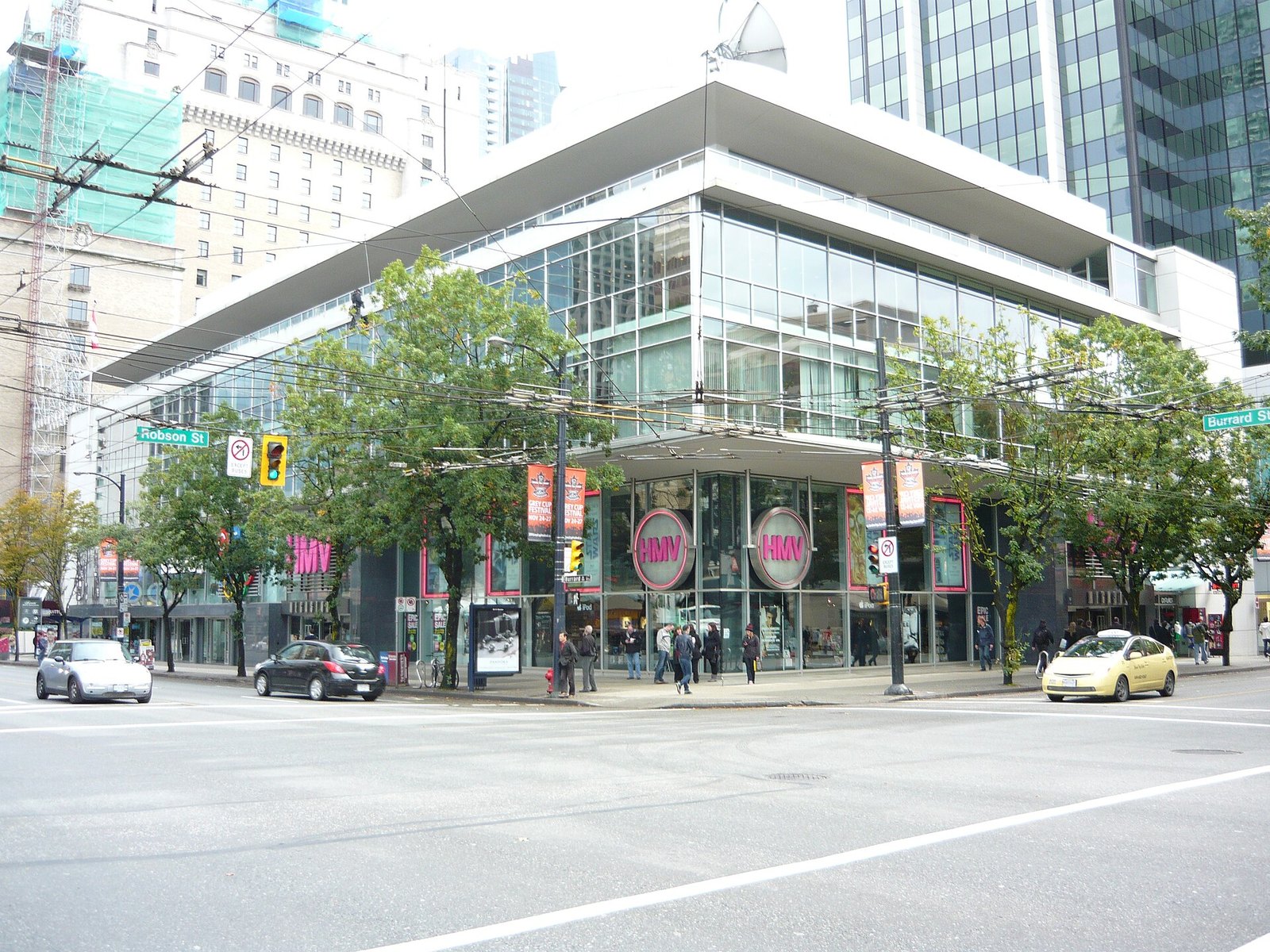 Virgin Megastore, then HMV (Robson & Burrard)
