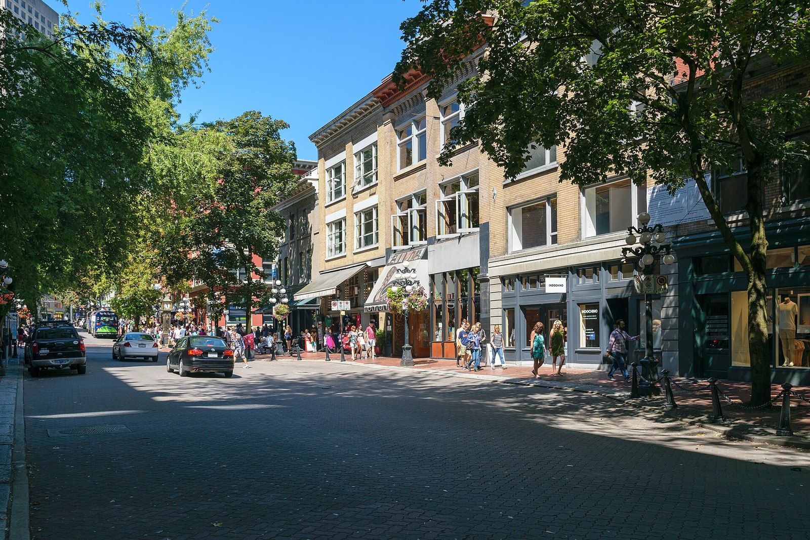 Water Street and the Steam Clock (Gastown)