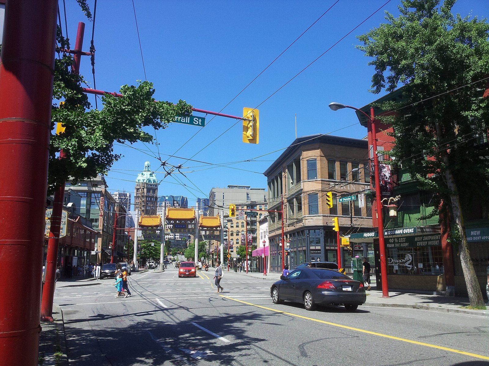 Pender Street (West End through Downtown and Chinatown)